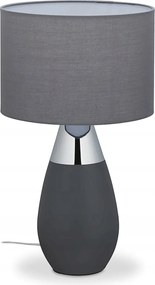 Lámpa Érintőképernyős Éjszakai Lámpa E14 40W Szürke