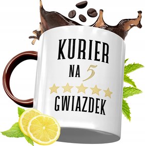 Bordó Bögre Futárnak Születésnapi Ajándék fényképes nyomtatással