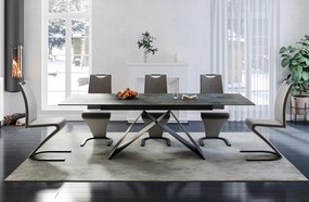 Westin bővíthető étkezőasztal kerámia türkiz 160-240cm