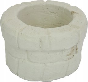 Gipszkút karácsonyi betlehem díszítéshez 3cm magas 5cm átmérő