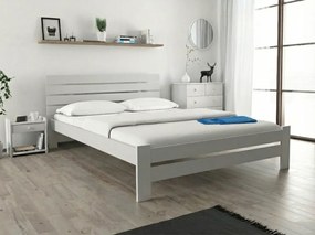 PARIS magasított ágy 120 x 200 cm, fehér Ágyrács: Léces ágyrács, Matrac: Coco Maxi 20 cm matrac