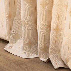 Bézs függöny 140x240 cm Ondine – douceur d'intérieur