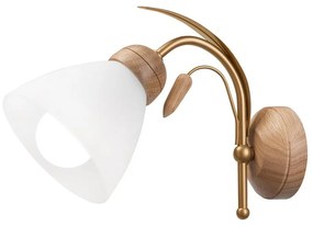 Fali lámpa TULIP 1xE27/60W/230V Tölgy