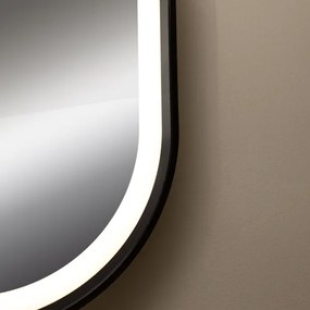 Zuma Line D2383 - LED Fürdőszobai tükör háttérvilágítással 24W/230V 3000/4000/6000K IP44 fekete