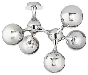 Ideal Lux - Felületre szerelhető csillár  NODI 5xE14/28W/230V fényezett króm