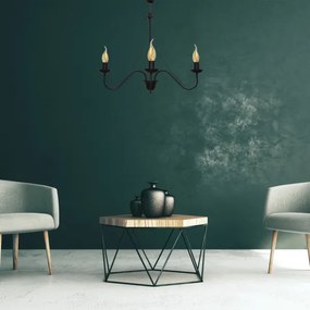 Csillár zsinóron MALBO II 3xE14/10W/230V