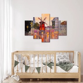 Kép - Moulin rouge, Párizs, Franciaország (150x105 cm)