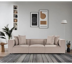 3 személyes kanapé Sora 3 - Homok Bézs