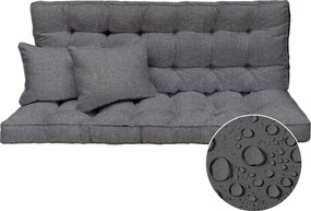 Hintapárna Kerti padhoz Vízálló Len 180x50 cm