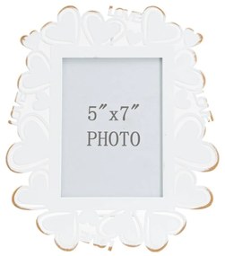 Fehér fém képkeret, 25 x 27,7 cm - Mauro Ferretti