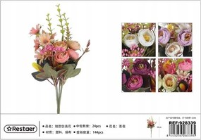 Művirág csokor Gyönyörű lakberendezés