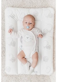 Pelenkázó lap puha New Baby Emotions fehér 85x70 cm