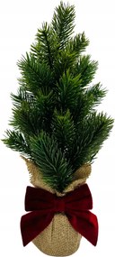 Mini Karácsonyfa Masnival 36 CM Nád Karácsonyi Dekoráció, Mint Egy Élő