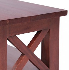 tömör mahagóni TV-szekrény 115 x 30 x 40 cm