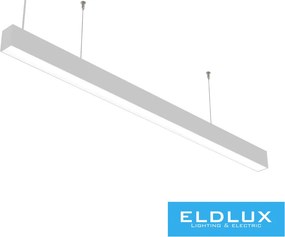 UNIVERSO Függeszték - Mennyezeti lámpa 40w5200lm 4000k-6500k kapcsolóval IP20 Fehér 1200x50x70mm 5év