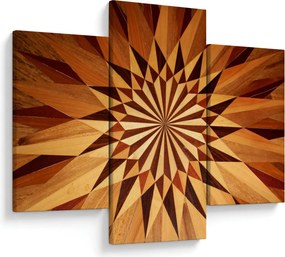 Kép - Fa kollázs (90x60 cm)