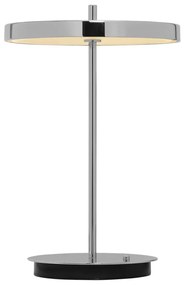 Ezüstszínű LED dimmelhető asztali lámpa fém búrával (magasság 31 cm) Asteria Move – UMAGE
