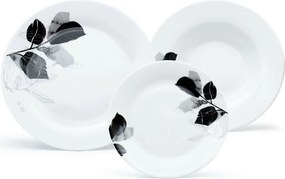 Arôme Home Hársfa 18 db-os étkészlet, extra fehér