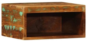 tömör újrahasznosított falra szerelhető TV-szekrény 40x30x19 cm