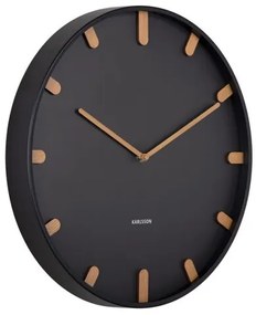 Karlsson 5942BK design falióra 40 cm, fekete