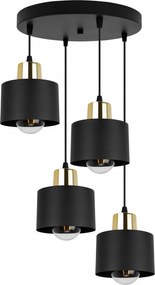 Függeszték Lámpa Mennyezeti Csillár Fekete Plafon Lámpabúra Loft Asztal Fölé Sziget