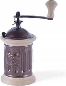 Egyedi kávédaráló hajtókarral, kézműves, kézi, stílusos Tre Spade