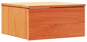 Éjjeli asztal 2 pcs Viaszbarna 37 x 35 x 18.5 cm Tömör fenyőfa