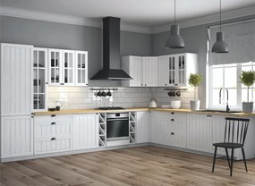 Hűtőgép szekrény, fehér/sosna andersen, jobbos, PROVANCE D60R