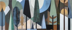 Kép - Természetes geometriai absztrakció II. (120x50 cm)