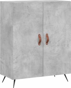 vidaXL betonszürke szerelt fa tálalószekrény 69,5 x 34 x 90 cm