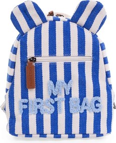 Childhome "My First Bag" Gyermek Hátizsák - fehér/kék csíkos