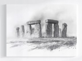 Poszter Stonehenge Kör Kultusz Drót Kő Anglia 80x60