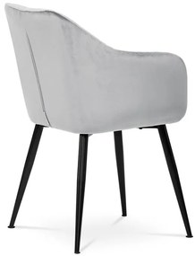 Szürke Bársony Étkezőszék. PIKA SIL4