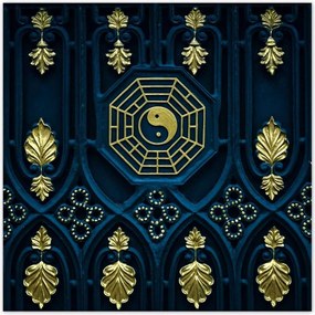 Poszterek 100x100 Absztrakt Arany harmónia