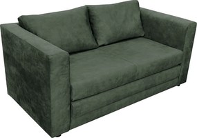 Kihúzható kanapé, zöld, BEJA