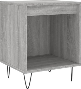 vidaXL szürke sonoma színű szerelt fa éjjeliszekrény 40 x 35 x 50 cm