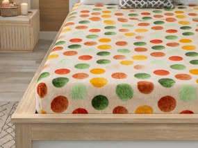 Mikroplüss lepedő DOTELLA 200x200 cm színes