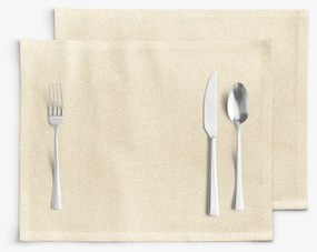 Goldea karácsonyi exkluzív 2 darabos reggeliző alátét - arany csillogású 30 x 40 cm