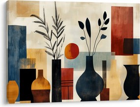 Kép - Kubista vázák (70x50 cm)