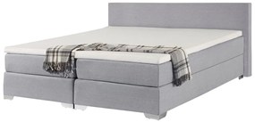 Franciaágy Boxspring 180 cm PREMIER (matracokkal) (világosszürke). 1007441