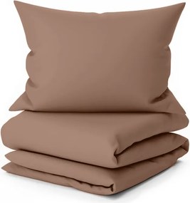 Pamut ágynemű LUX barna hotelzsebbel Ágyneműhuzat mérete: 70 x 90 cm | 140 x 200 cm