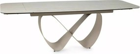 Infinity bővíthető étkezőasztal kerámia bézs/kasmír 160-240 cm