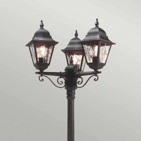 Elstead Lighting NORFOLK NR8-BLK Utcai lámpa 3x60W/E27 IP43