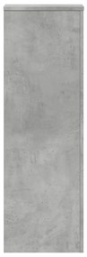 2 db betonszürke szerelt fa növénytartó állvány 33x33x100 cm