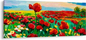 Kép egy mező mákkal (120x50 cm)