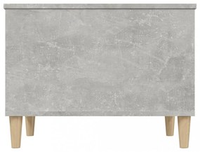 betonszürke szerelt fa dohányzóasztal 60 x 44,5 x 45 cm