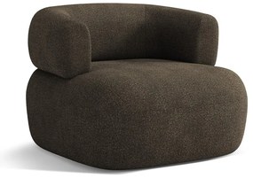 Barna buklé fotel Jenny – Micadoni Home