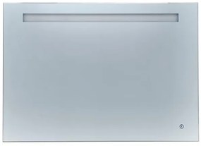 TMP LUX Touch fürdőszobai tükör - LED világítással - érintő kapcsolóval - 80 x 65 cm