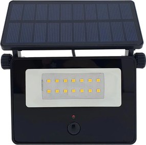 LED napelemes kültéri reflektor érzékelővel LED/5W/3,7V 4200K IP44