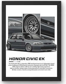 Honda Civic Ek poszter